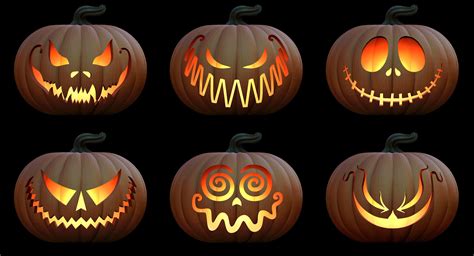 Pumpkins For Halloween 3d Model Obj Stl 2 Halloween Prints Halloween