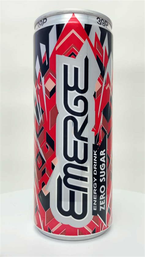 Emerge Energy Drink Zero Sugar Energy Drink Cans Uk