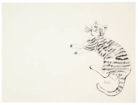 Andy Warhol 1928 1987 25 Cats Name D Sam And One Blue Pussy One