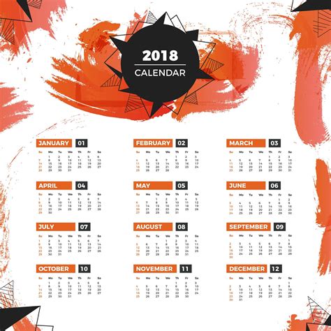 Calendars 2018 Wallpapers Wallpaper Cave