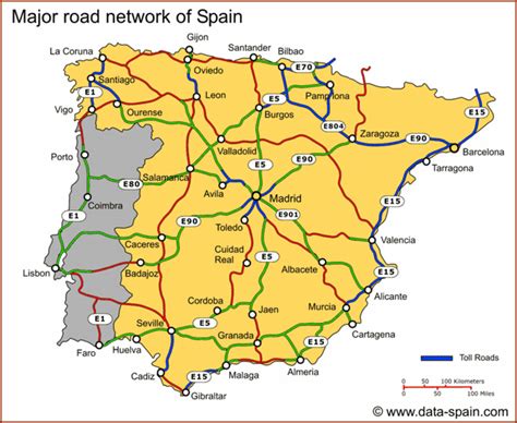 Traveling To From And Within Spain Map Of Spain Spain Travel