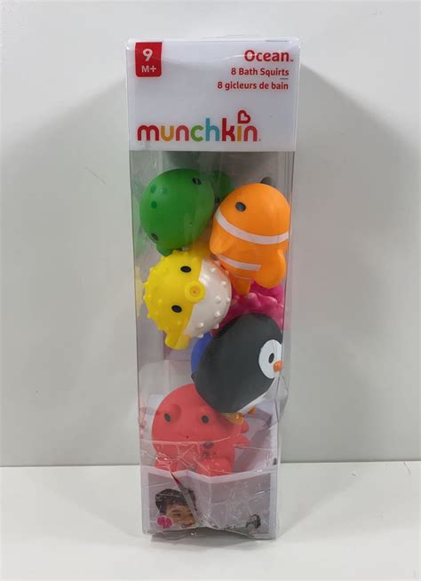 munchkin ocean squirts bath toy 8 pack