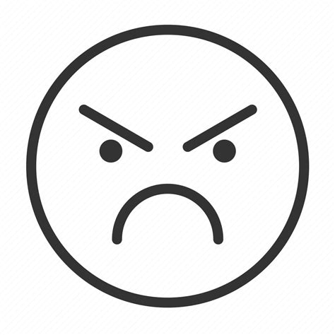 Angry Emoticon Irritable Mad Moody Pissed Off Icon Download On
