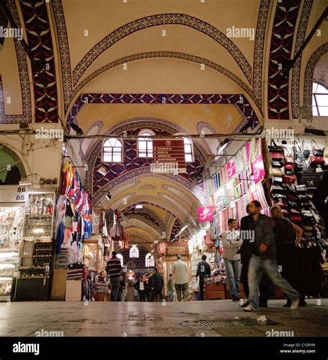 The Grand Bazaar In Istanbul In Turkey In Middle East Asia Ottoman