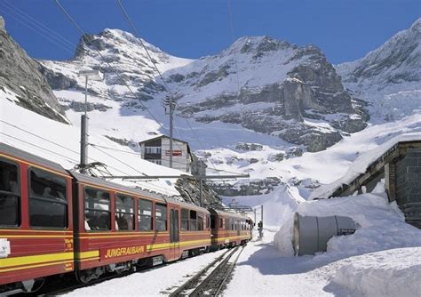 Jungfraujoch Railway Station This Train Takes You On A Breathtaking