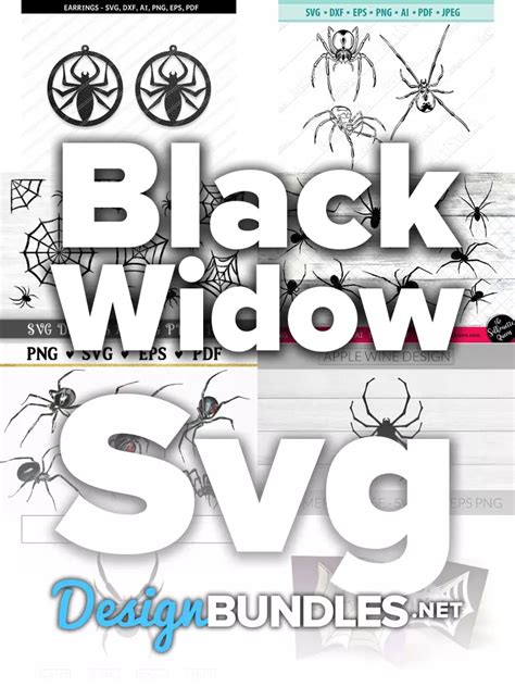Black Widow Svg Design Bundles