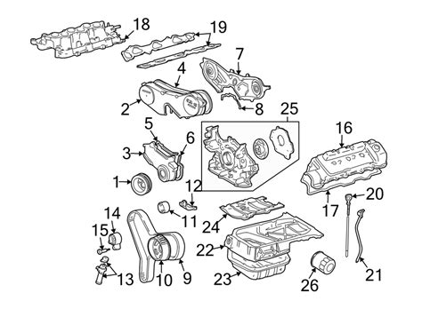 Руководство по ремонту и эксплуатации toyota corolla fr 1983. Toyota Avalon Engine Timing Cover (Front) - 113220A020 ...
