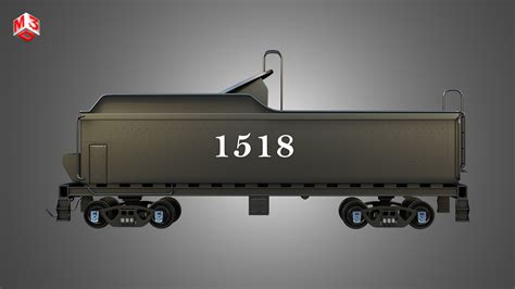 Coal Wagon Icrr 1518 Steam Locomotive 3d Model Cgtrader