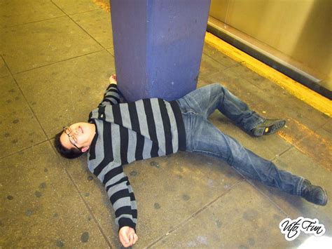 Drunk Passed Out Asian Train Station Vito Fun Flickr