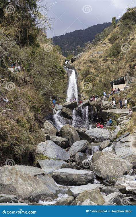 Bhagsunath Waterfall In Dharamshala Mcleodgan Editorial Stock Image