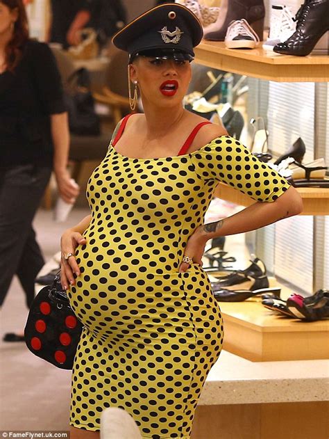 heavily pregnant sexy amber rose kanyi daily news