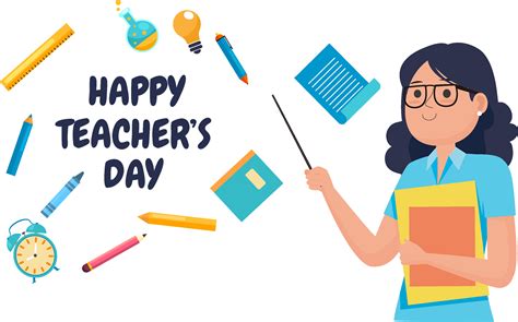 Happy Teachers Day Clip Art Eps Illustrator  Psd Png Svg Vlr