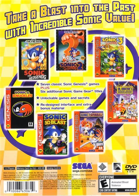 Sonic Mega Collection Plus Cover Or Packaging Material Mobygames