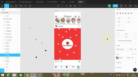 Figma Prototype How To Design Instagram Interface With Figma Youtube