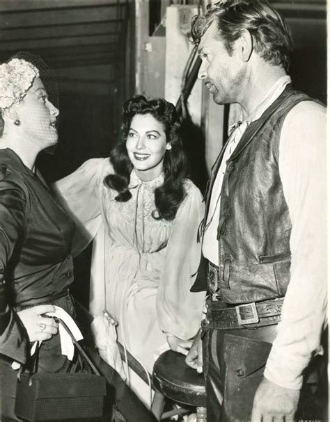 Action, adventure, history, romance, western. Ava Gardner and Clark Gable on the set of Lone Star (1952 ...