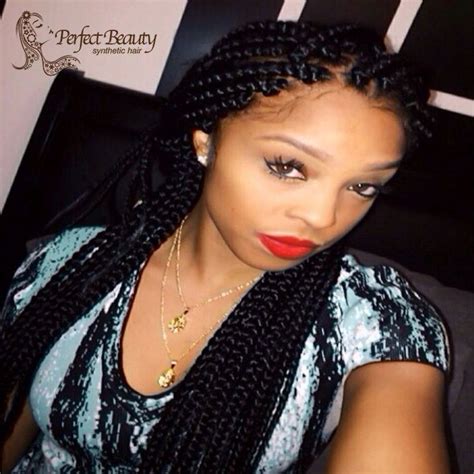 Middle part (could part any where) cap size: Braid Lace Wig Glueless Braided Lace Front Wigs Black ...