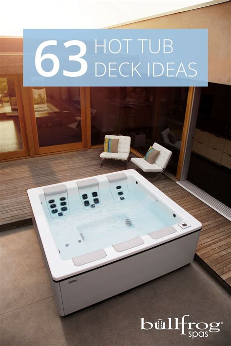 Get Inspiration For Your Next Backyard Project Here Are 63 Ideas For Your Perfect Hot Tub Deck