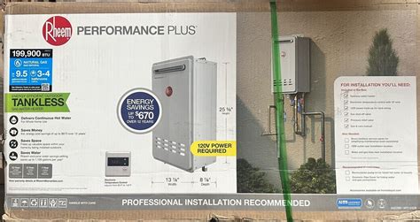 Paloma Eco Xln Rheem Gpm Natural Gas Outdoor Tankless Gas