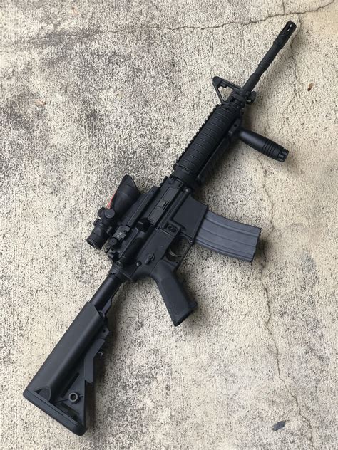 Finally Finished My Dream Rifle Of My Childhood M4a1 Sopmod Block 1