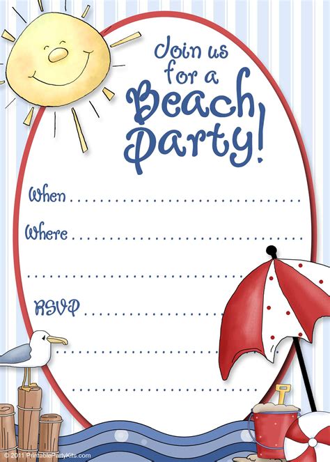 Blank Pool Party Invitation Template 18 Summer Party Invitations Psd Ai Eps Free
