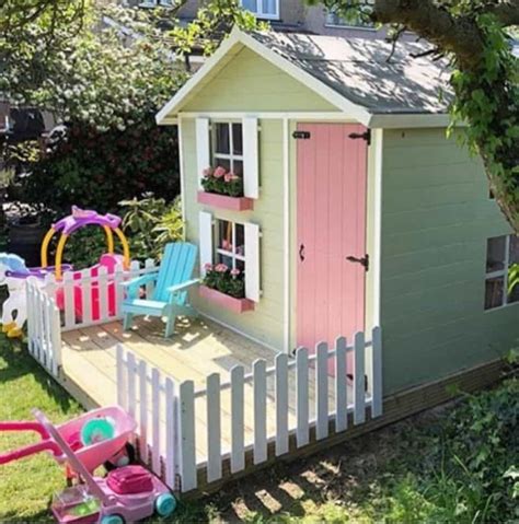 These playhouses are absolutely wonderful in so many ways, but at their core they are a conduit for a variety of activities and your kids will be the talk of the neighborhood with this stunning mansion playhouse. 7 Top Ideas For Decorating a Childrens Playhouse