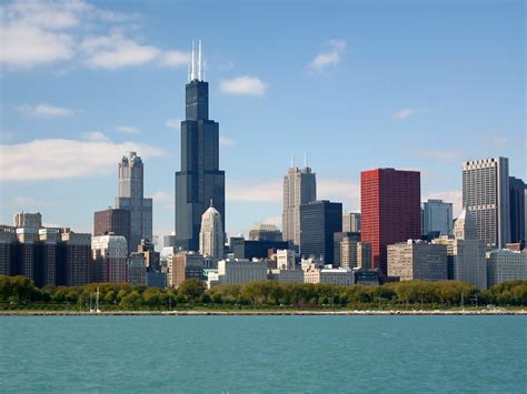 All World Visits Chicago Skyline