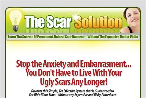 The Scar Solution Review Does It Work Or Not