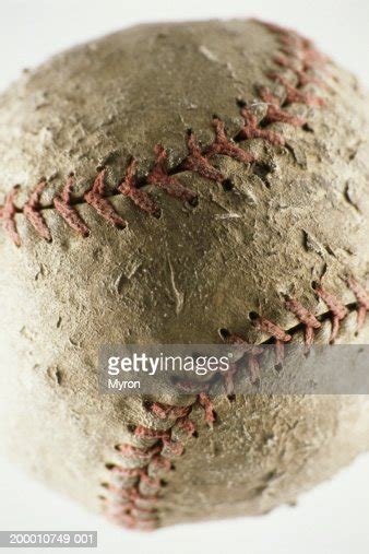 Old Worn Baseball Closeup High Res Stock Photo Getty Images
