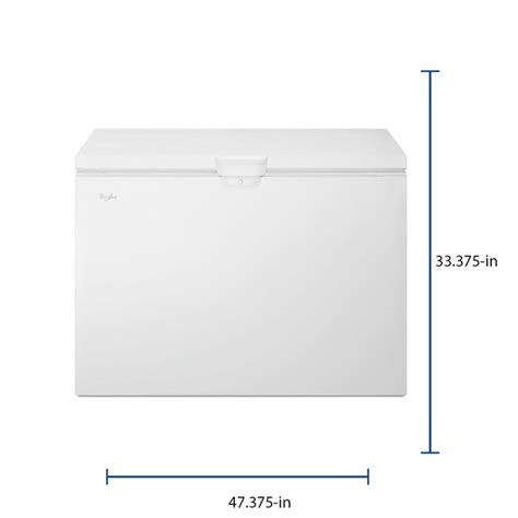 Whirlpool 15 Cu Ft Manual Defrost Chest Freezer White In The Chest