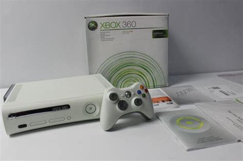 Microsoft Xbox 360 Core System Launch Edition White Console For Sale