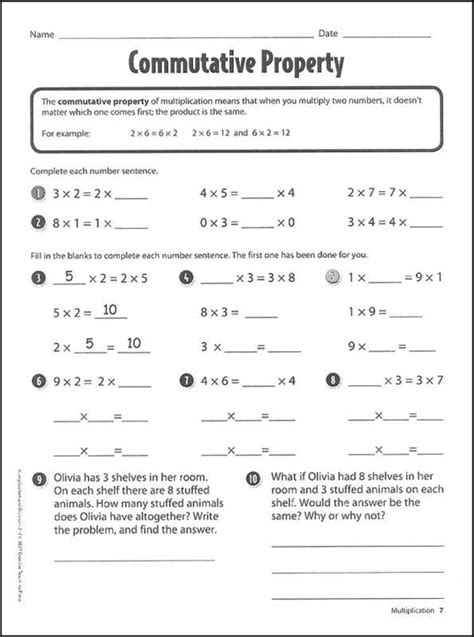Great Properties Of Addition And Multiplication Worksheets 5th Grade