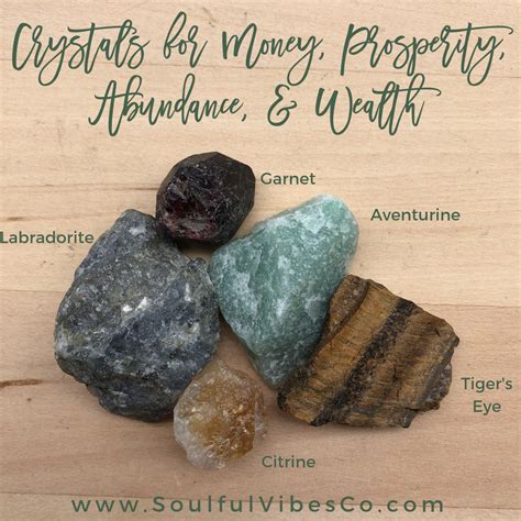 Money Prosperity Abundance And Wealth Crystal Set 🤑 Use Crystal Sets Daily By Carrying Them