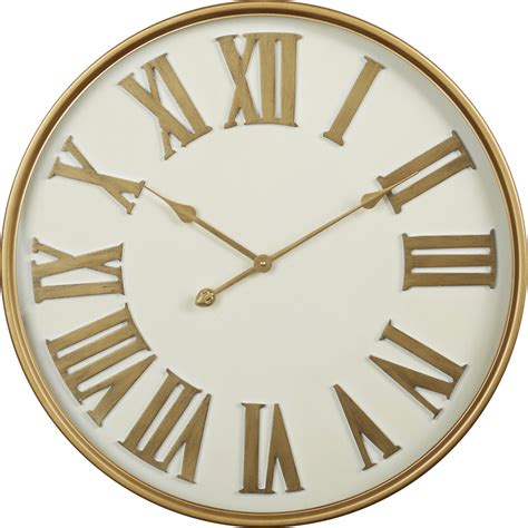 Mercer41 Oversized 27 Roman Numeral Wall Clock And Reviews Wayfair