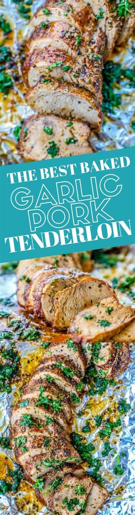 You will be surprised how low in calories and fat this delicious pork tenderloin roast recipe is! This is the Best Baked Garlic Pork Tenderloin recipe ever... so easy, delicious, and bursting ...