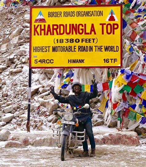 Highest Motorable Road In The World 18380 Fts Oxygen Level 50 Only