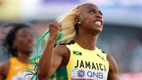 Goat Shelly Ann Fraser Pryce Wins Historic Fifth 100m World Title As Jamaica Sweeps The