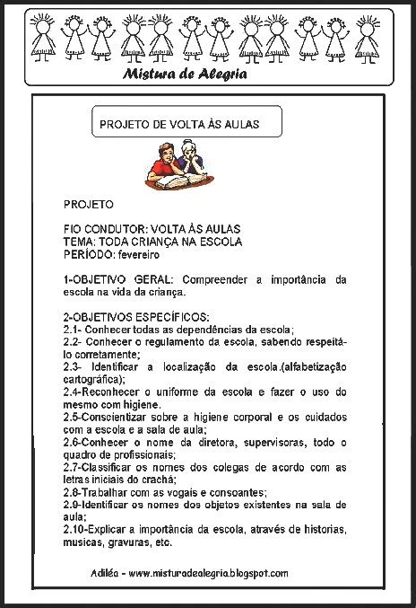 Tecnología para personas con discapacidad 27.01.2021. PROJETO VOLTA AS AULAS EDUCAÇÃO INFANTIL - Mistura de Alegria