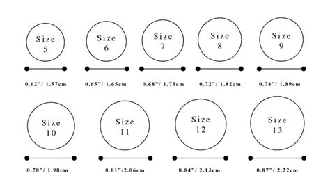 6 Best Mens Printable Ring Size Chart Printableecom Ring Size Chart