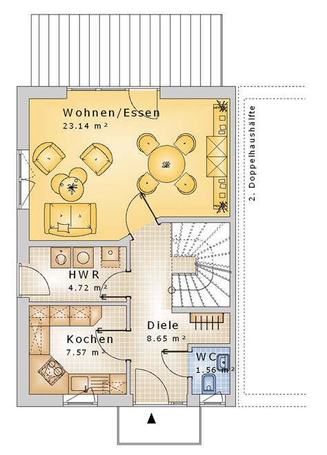 Kfw 85 baubegleitungen als ausbau. Hansa Hausbau - Doppelhaus 85 m²