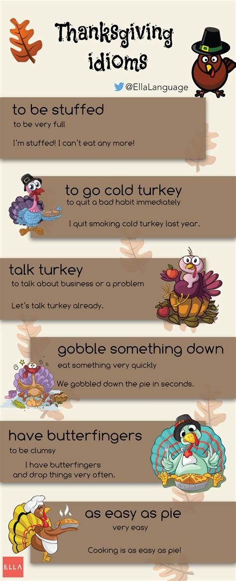 Thanksgiving Idioms More English Vinglish English Tips English Idioms English Phrases Learn