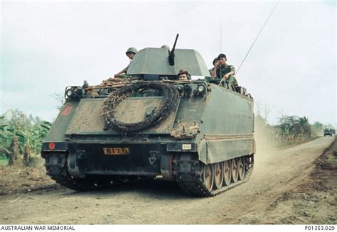 An M113a1 Of An Army Of The Republic Of Vietnam Arvn Unit Travelling