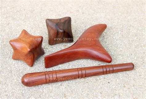 Hand Massage Tool Rosewood Wooden Self Massage Tools Set 3 Etsy