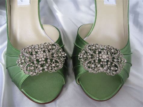 Wedding Shoes Apple Green Vintage Inspired Wedding By Abiddabling 135