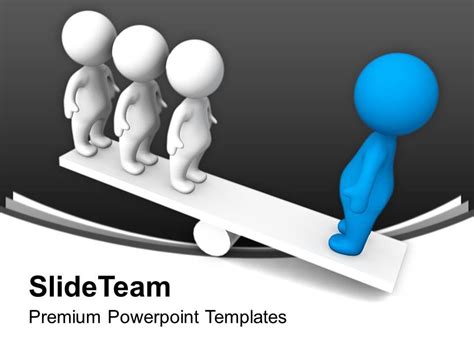 Balancing People On Seasaw Powerpoint Templates Ppt Themes And Graphics