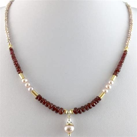 Ruby Pearl Necklace Jewels Of Byron