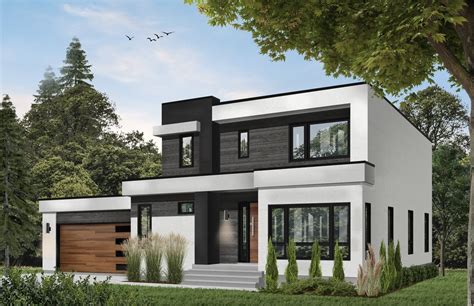 Contemporary Style House Plan 3 Beds 25 Baths 2042 Sqft Plan 23