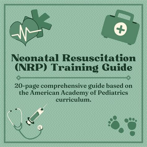 Neonatal Resuscitation Program Nrp Training Guide Based On Etsy