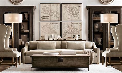 20 Amazing Living Rooms Inspired By Restoration Hardware