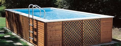 Outdoor Swimming Pool Dolcevita Laghetto Above Ground Wooden