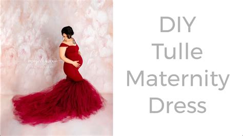 DIY Tulle Skirt For Maternity Dress YouTube